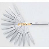 Bộ dưỡng đo bề dày Mitutoyo 184-302S (0.03~0.5mm/13 lá/150mm)
