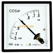 Đồng hồ đo hệ số công suất gắn tủ AC/ 3 pha Sew ST-96 COS ( ±5% độ)